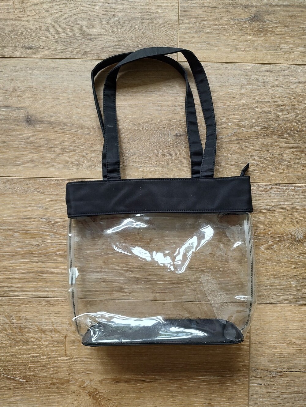 Clear Zip Stadium Bag
